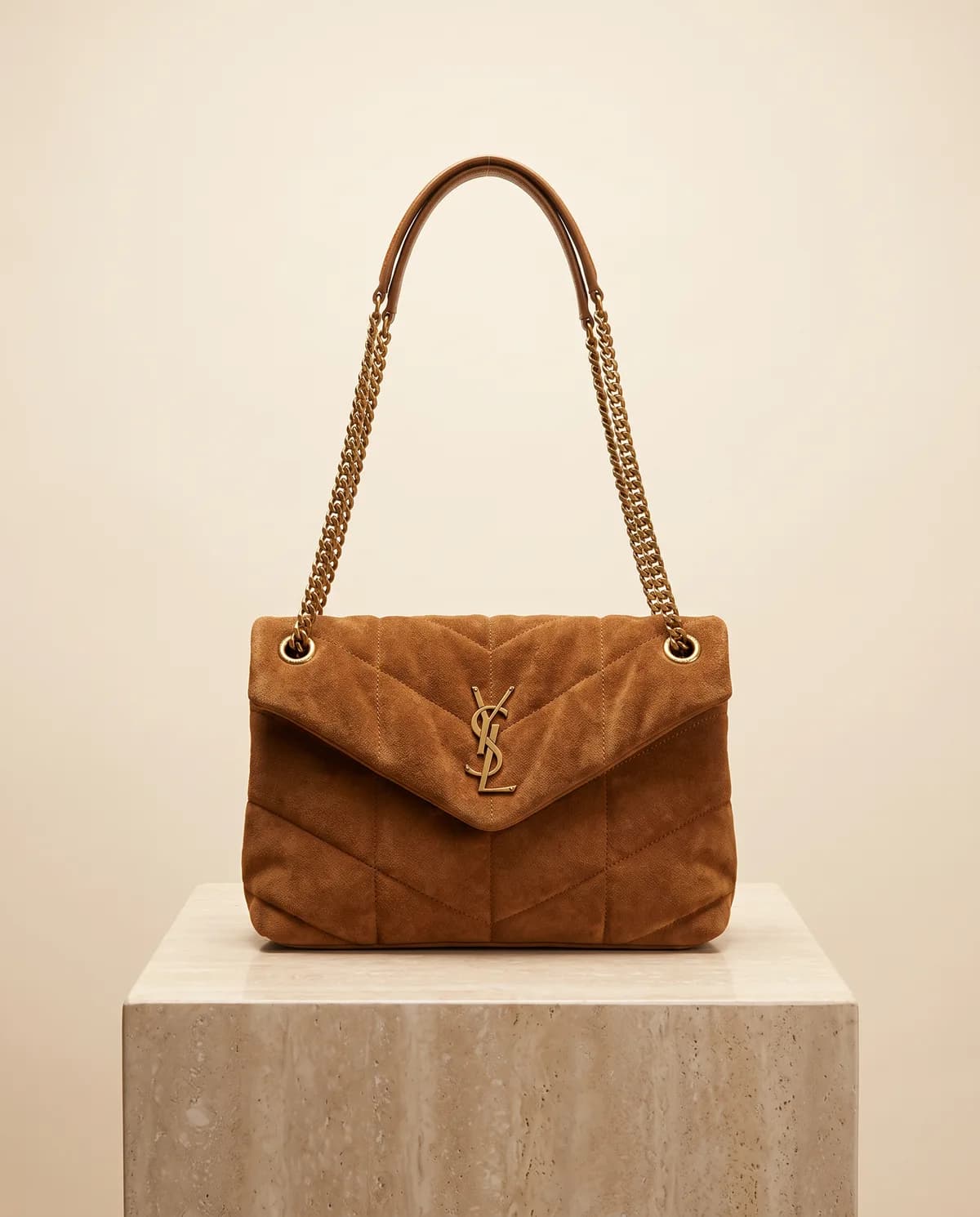 Saint Laurent Marrom Pequena